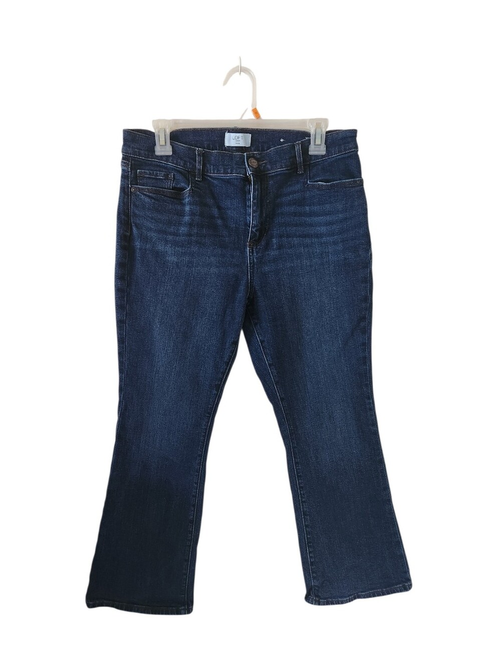 LOFT Dark Blue Cropped Ankle Jeans